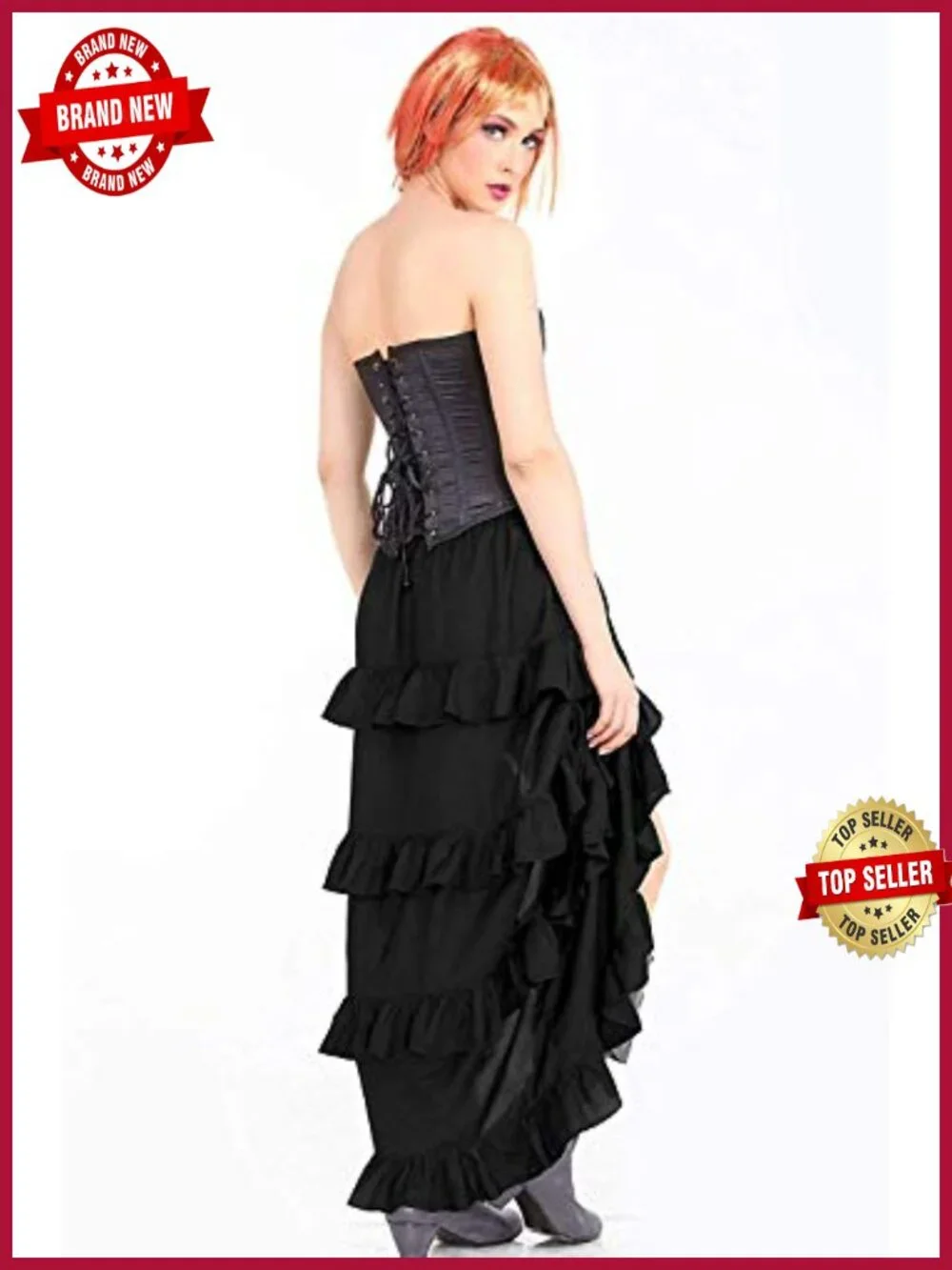 Steampunk High-Low Show Girl Skirt Cosplay Costume